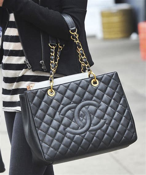 chanel gst medium size price|chanel caviar grand shopping tote.